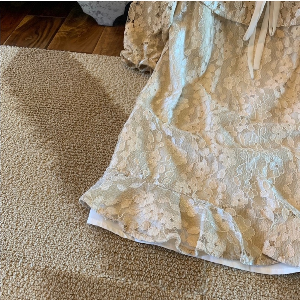 New!Clearance Bohemian long Sleeve Lace Dress - Picture 7 of 8